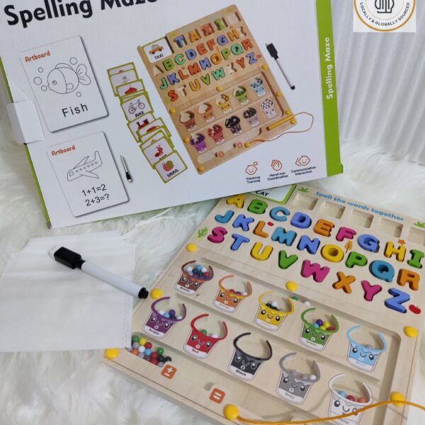 Wooden Spelling Maze